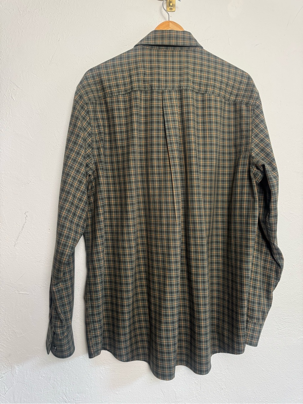 LL BEAN Traditional Fit Plaid Flannel Button Down Long Sleeve Shirt - Picture 7 of 7